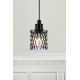 Pendule, Lustre suspendate - Pendul design modern Hollywood, sticla fumurie