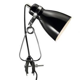 Lampi birou - Veioza, Lampa cu clip Cyclone neagra