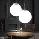 Pendule, Lustre suspendate - Pendul diametru 25cm Cafe