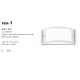 Aplice - Aplica perete exterior IP44 REX-1 AP1 WHITE