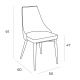 Scaune - Scaun tapitat design italian Herrick