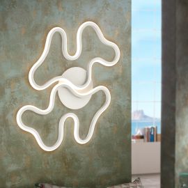 Aplice, corpuri de iluminat pentru pereti - Aplica LED decorativa perete / tavan design modern Marea