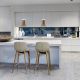 Scaune Bar - Scaun de bar tapitat design italian Gerda