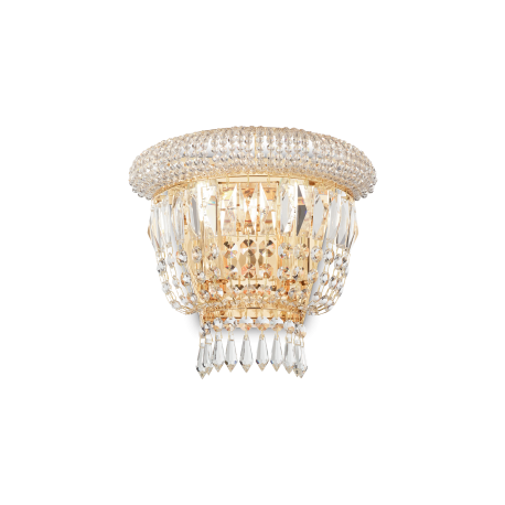 Aplice, corpuri de iluminat pentru pereti - Aplica design clasic DUBAI AP2 OTTONE