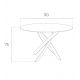 Mese dining - Masa rotunda design modern Veola, 110cm
