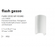 Aplice, corpuri de iluminat pentru pereti - Aplica up& down FLASH GESSO AP1 ROUND