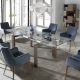 Mese extensibile - Masa dining extensibila design modern Walnut, 160-240x90cm