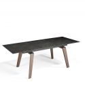 Masa dining extensibila design modern Walnut, 180-230x90cm