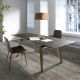 Mese extensibile - Masa dining extensibila design modern Walnut, 180-230x90cm