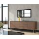 Comode - Comoda eleganta design LUX Walnut&Black