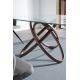 Mese dining - Masa dining design deosebit Walnut Wood, 130cm
