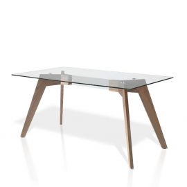 Mese dining - Masa dining design deosebit Walnut Wood, 160x95cm