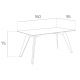 Mese dining - Masa dining design deosebit Walnut Wood, 160x95cm