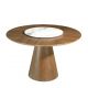Mese dining - Masa dining cu blat central rotativ Veneer, 135cm