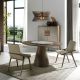 Mese dining - Masa dining cu blat central rotativ Veneer, 135cm