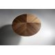 Mese dining - Masa dining cu blat central rotativ Veneer, 135cm