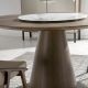 Mese dining - Masa dining cu blat central rotativ Veneer, 135cm