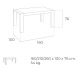 Mese extensibile - Masa extensibila Walnut, 160-210-260x100cm