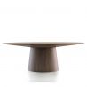 Masa ovala Walnut Veneered, 220x110cm