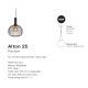Pendule, Lustre suspendate - Lustra, Pendul design nordic Alton 25, fumuriu