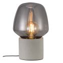 Veioza minimalista design decorativ nordic Christina, gri / fumurie