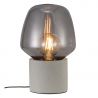 Veioza minimalista design decorativ nordic Christina, gri / fumurie