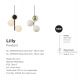 Pendule, Lustre suspendate - Pendul modern minimalist stil scandinav Lilly negru