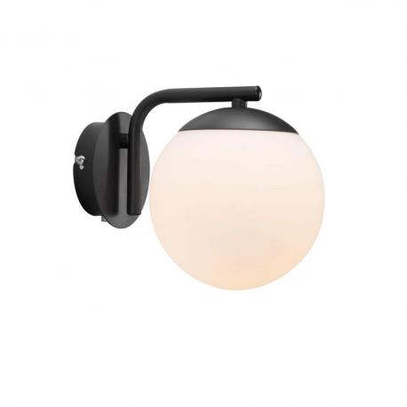 Aplice, corpuri de iluminat pentru pereti - Aplica perete design nordic Grant, negru