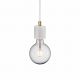 Pendule, Lustre suspendate - Pendul design decorativ Siv, alb