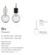 Pendule, Lustre suspendate - Pendul design decorativ Siv, alb
