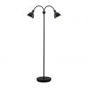 Lampadar modern cu 2 brate flexibile Ray negru