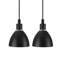 Set de 2 Pendule design modern minimalist Ray negru