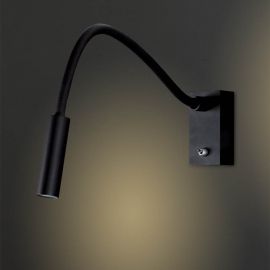 Aplice, corpuri de iluminat pentru pereti - Aplica de perete LED Rider negru