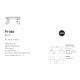 Aplice cu Spot - Aplica perete / tavan directionabila design nordic Frida
