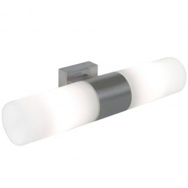 Iluminat pentru baie - Aplica pentru baie IP44 design nordic Tangens II otel
