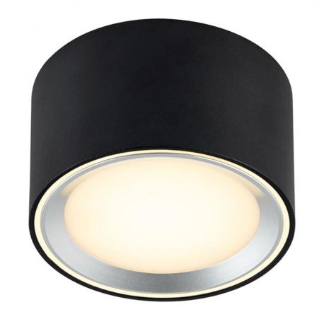 Plafoniere cu spoturi, Spoturi aplicate - Spot LED aplicat Fallon negru 4-Step MOODMAKER
