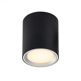 Plafoniere cu spoturi, Spoturi aplicate - Spot LED aplicat Fallon long negru 4-Step MOODMAKER