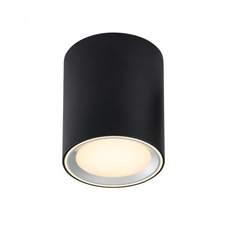 Plafoniere cu spoturi, Spoturi aplicate - Spot LED aplicat Fallon long negru 4-Step MOODMAKER