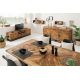 Mese dining - Masa design industrial Infinity Home 160cm, mango natur
