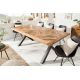 Mese dining - Masa design industrial Infinity Home 160cm, mango natur