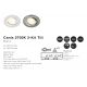 Spoturi tavan fals - Set de 3 spoturi incastrabile Canis alb 2700K
