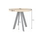 Mese dining - Masa rotunda, Masa bistro Iron Craft mango natur, 80cm