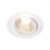 Set de 3 spoturi LED dimabile incastrabile Dorado alb 2700K 
