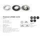 Spoturi tavan fals - Set de 3 spoturi LED dimabile incastrabile Fremont alb 2700K