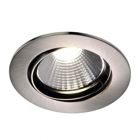 Spoturi tavan fals - Set de 3 spoturi LED dimabile incastrabile Fremont otel 2700K