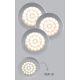 Spoturi tavan fals - Set de 3 spoturi LED incastrabile Cambio 2W