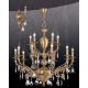 Aplice, corpuri de iluminat pentru pereti - Aplica de perete LUX, cristal Asfour, ceramica Celia