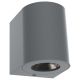 Aplice - Aplica LED ambientala de exterior IP44 Canto 2 gri