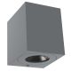 Aplice - Aplica LED ambientala de exterior IP44 Canto Kubi 2 gri