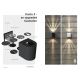 Aplice - Aplica LED ambientala de exterior IP44 Canto Kubi 2 gri